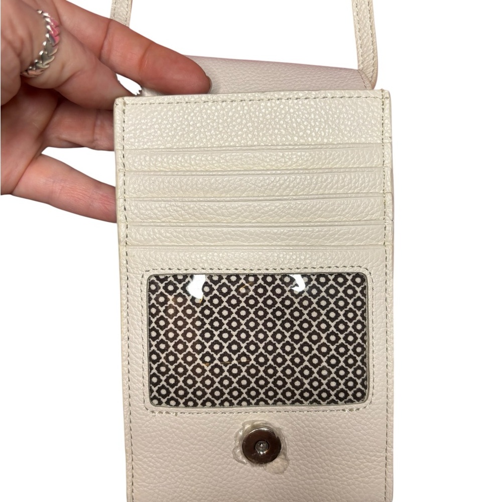 Brighton Mini Pebble Leather Crossbody – Silver Hardware - Picture 9 of 9